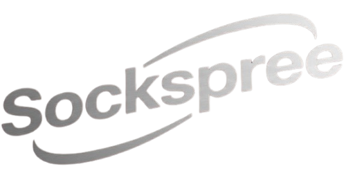Sockspree main website logo and brand identity.